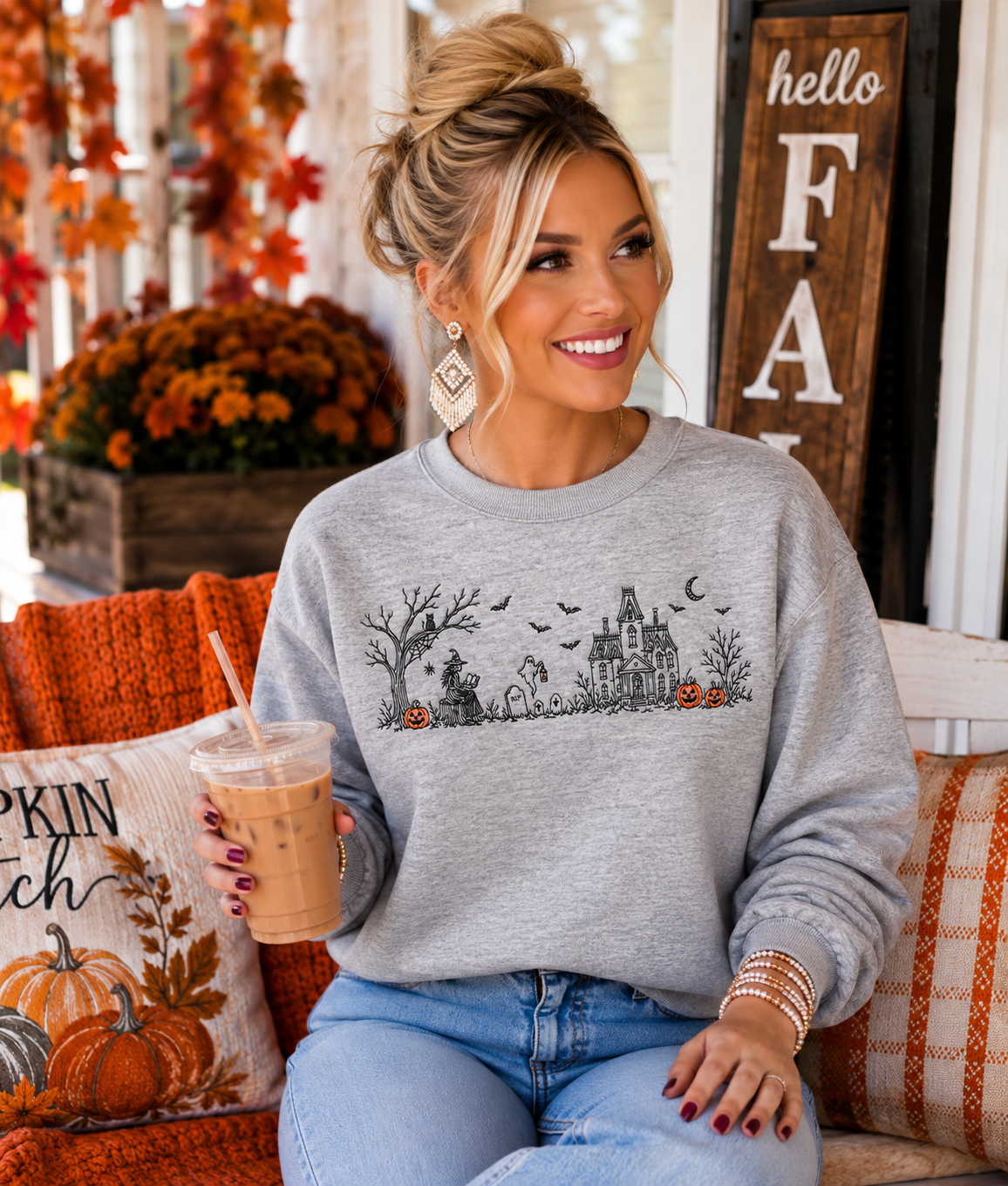 Halloween Manor Sweatshirt