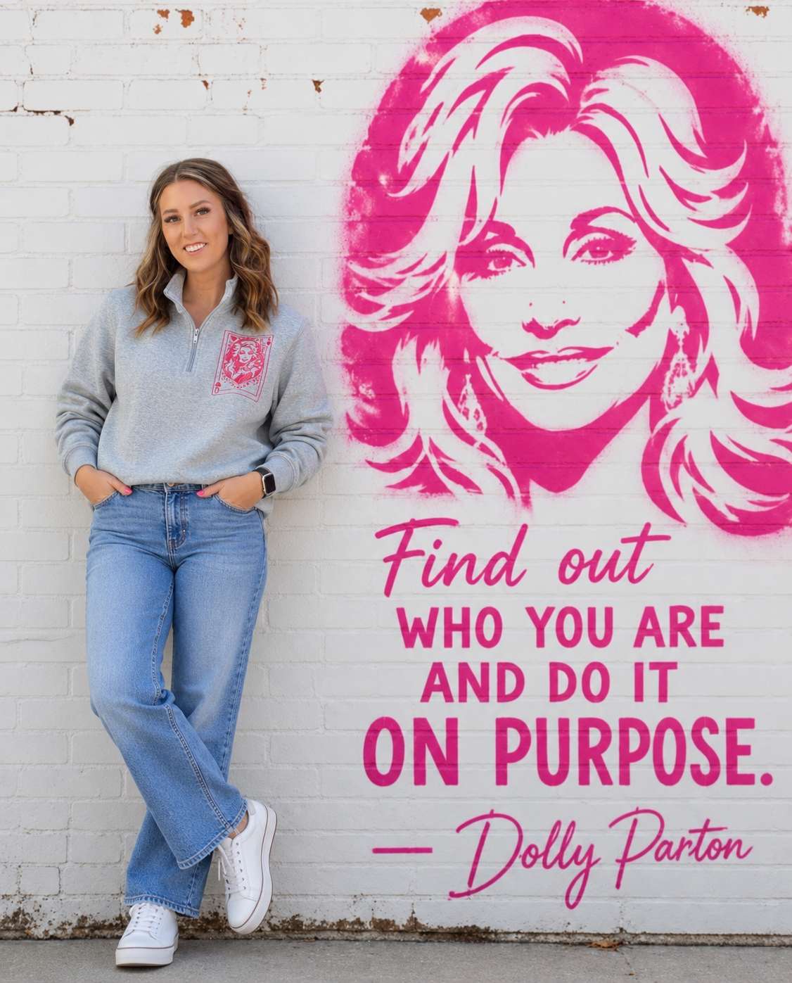 Queen Dolly Sweatshirt or Quarter Zip