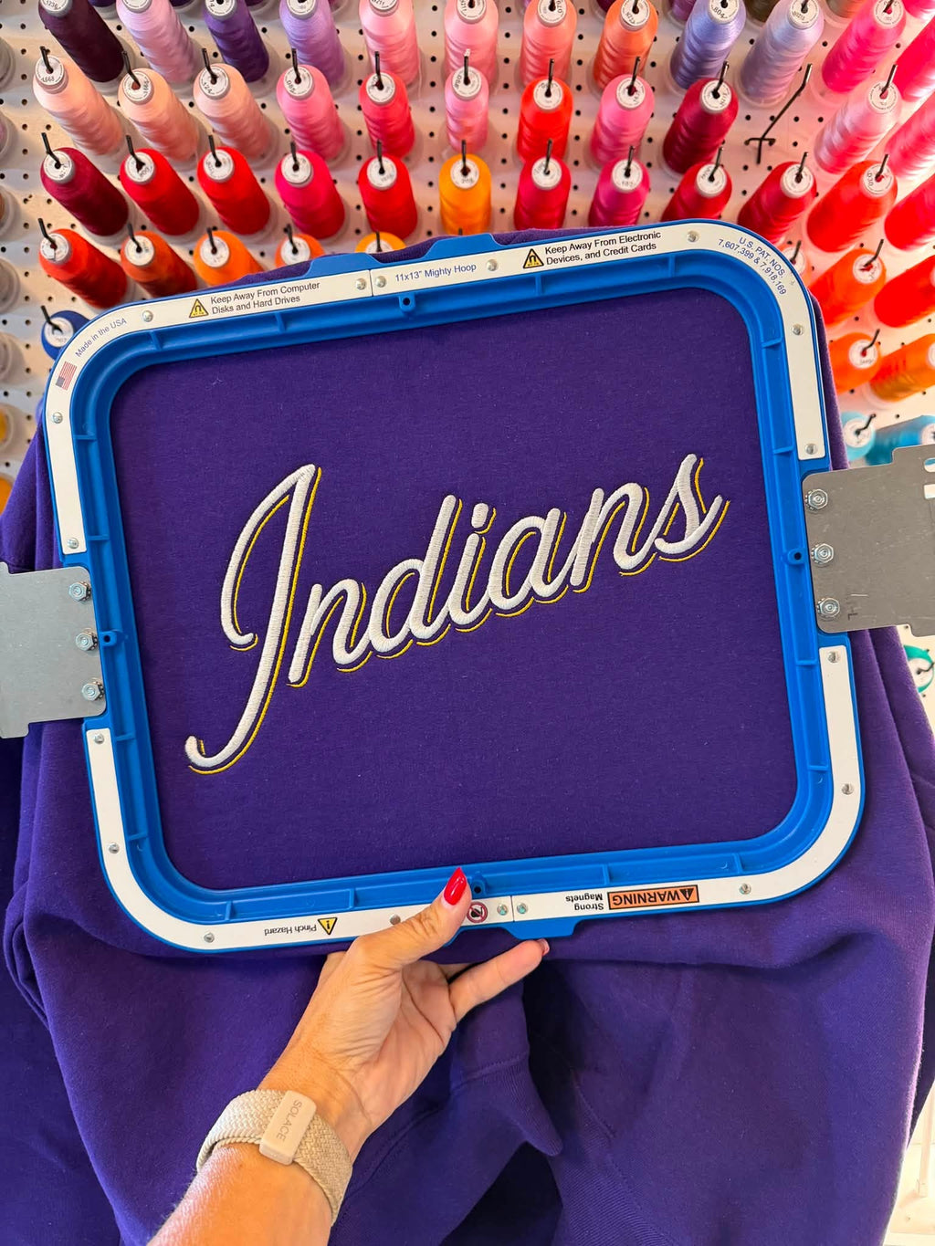 Indians Script Sweatshirt