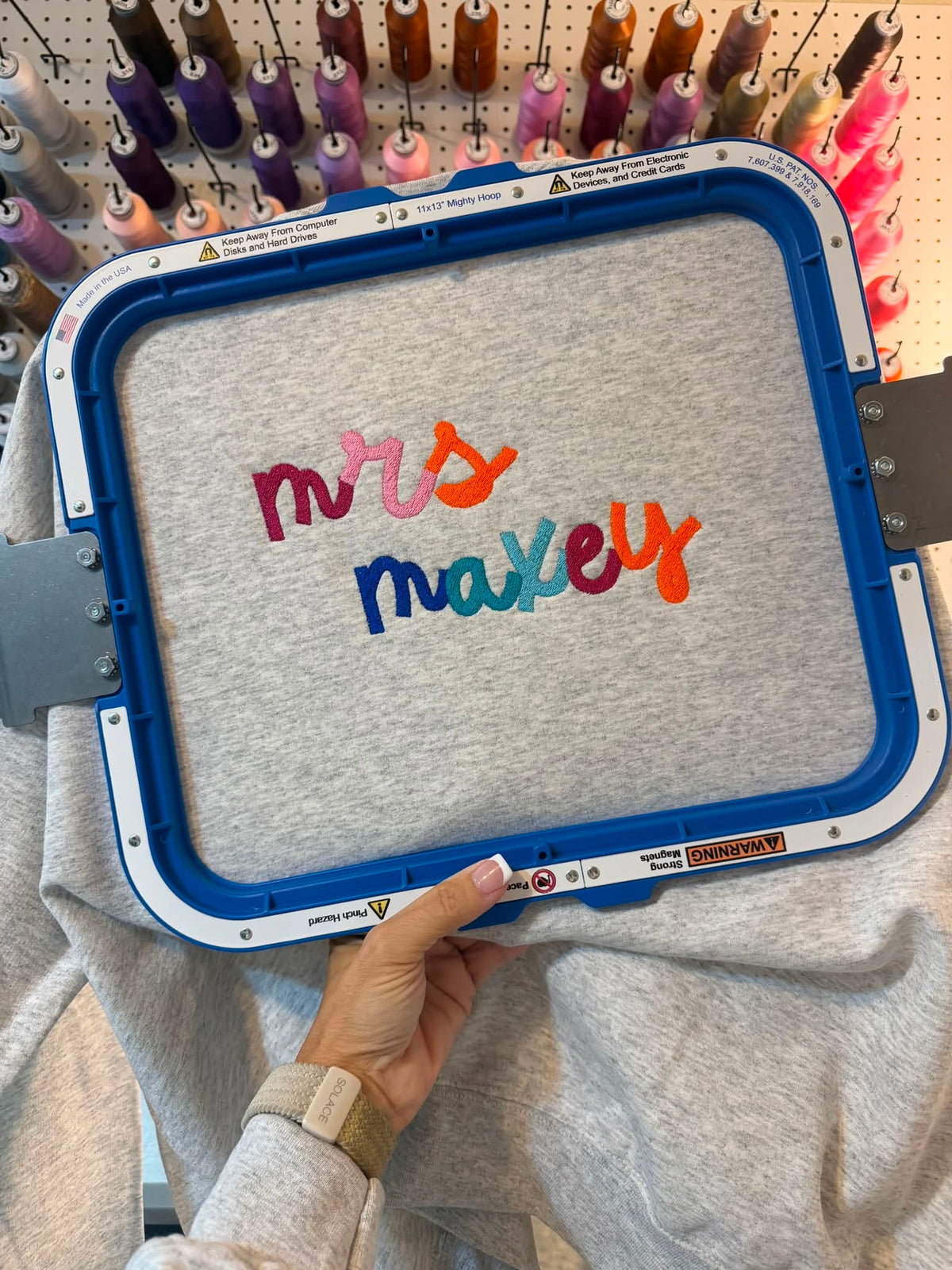 Custom Colorful Name Sweatshirt