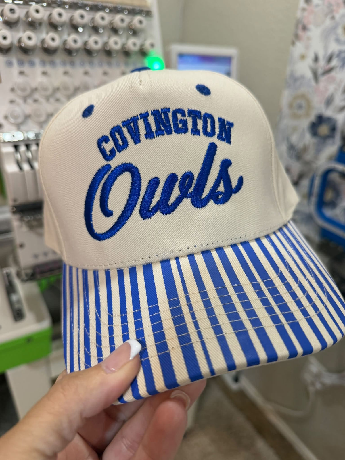 Covington Owls Striped Hat