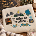 I'd Rather Be in Velaris Embroidered Sweatshirt
