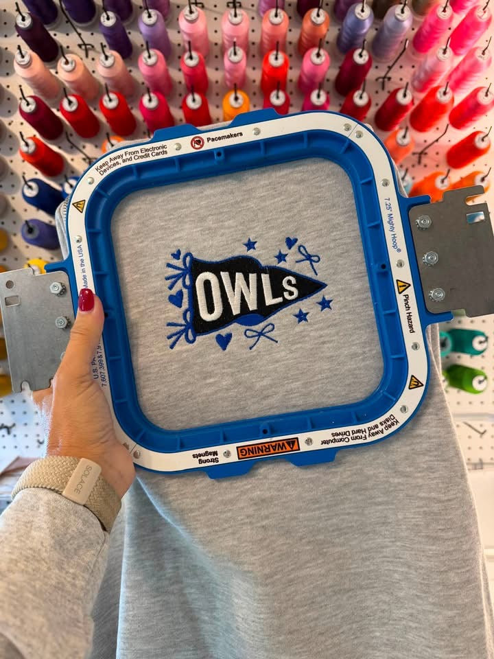 Owls Pennant Quarter Zip