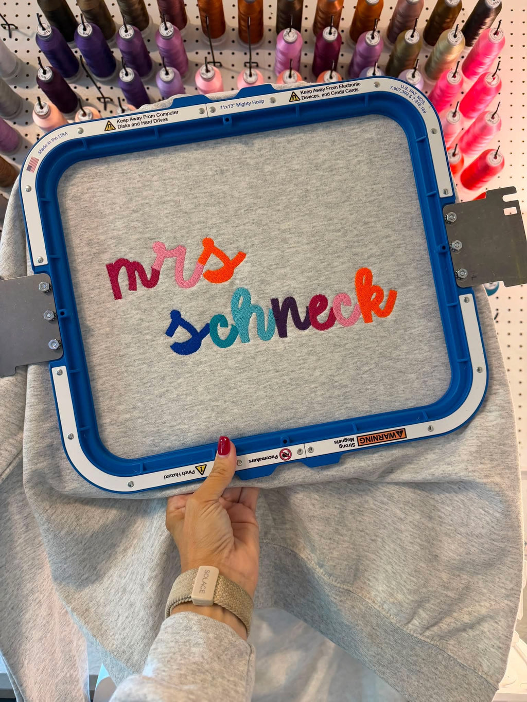 Custom Colorful Name Sweatshirt