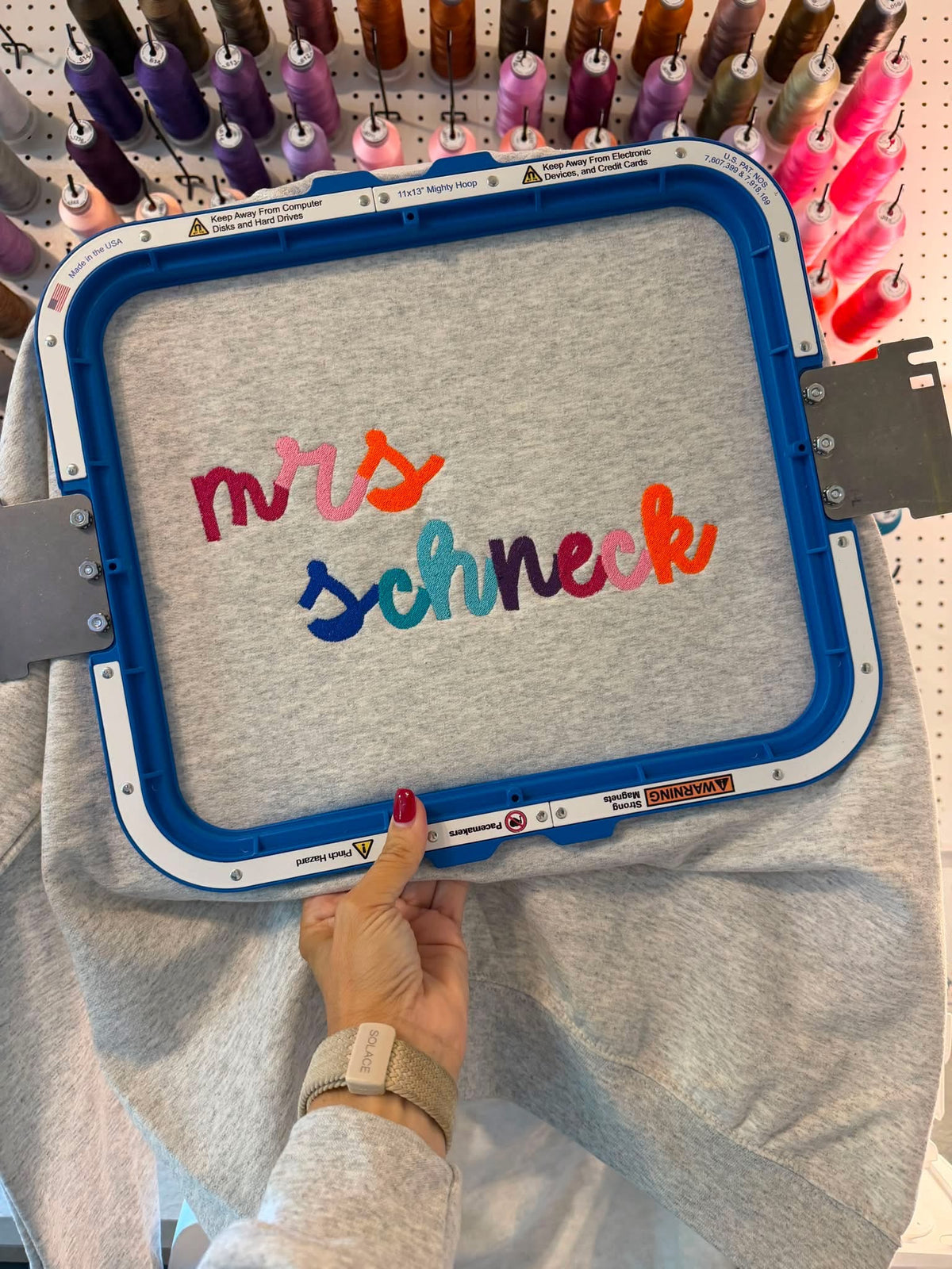 Custom Colorful Name Sweatshirt