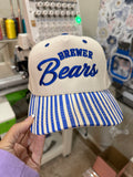 Brewer Bears Striped Hat