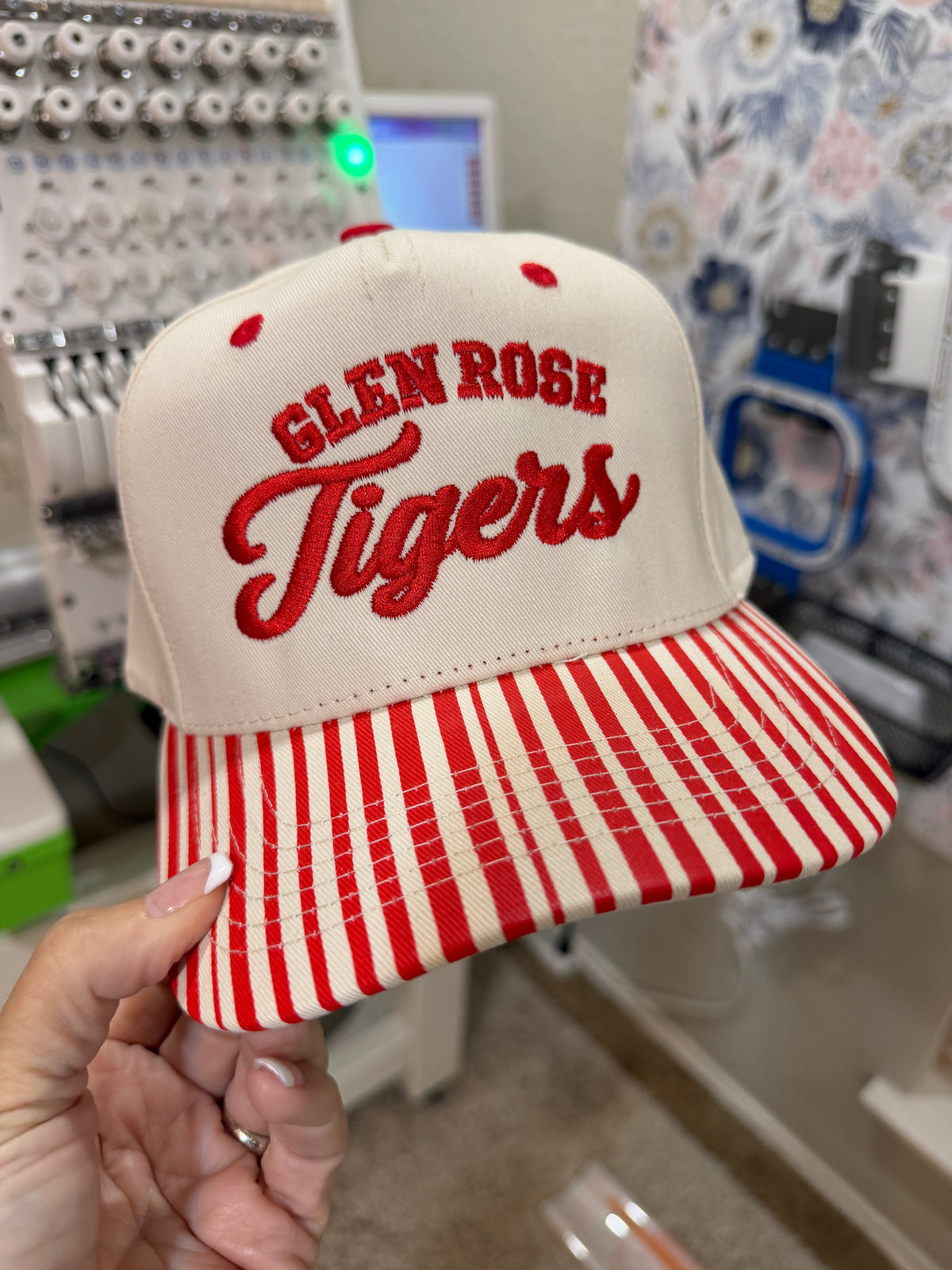 Glenrose Tigers Striped Hat