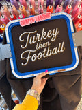 Turkey Then Football Embroidered Sweatshirt
