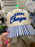 Keene Chargers Striped Hat