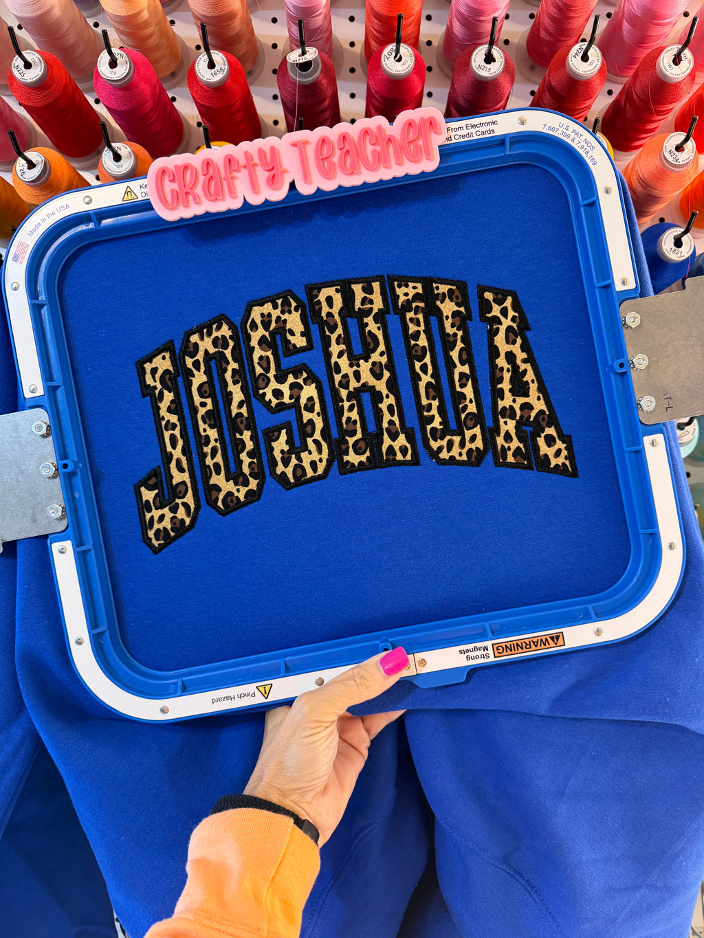 Joshua Leopard Varsity Sweatshirt
