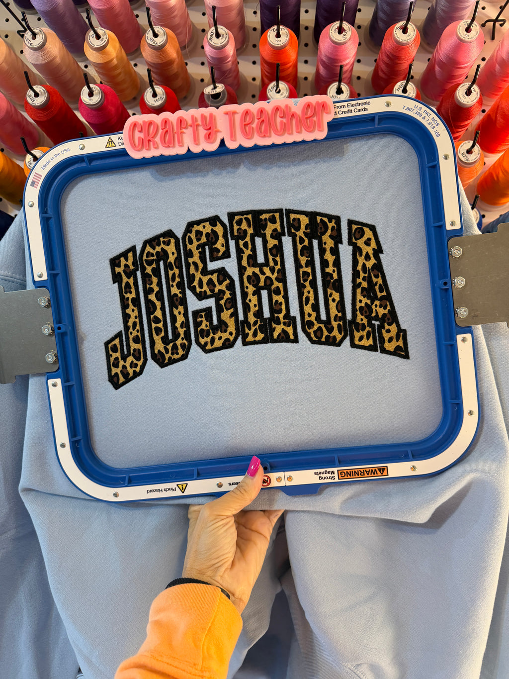 Joshua Leopard Varsity Sweatshirt