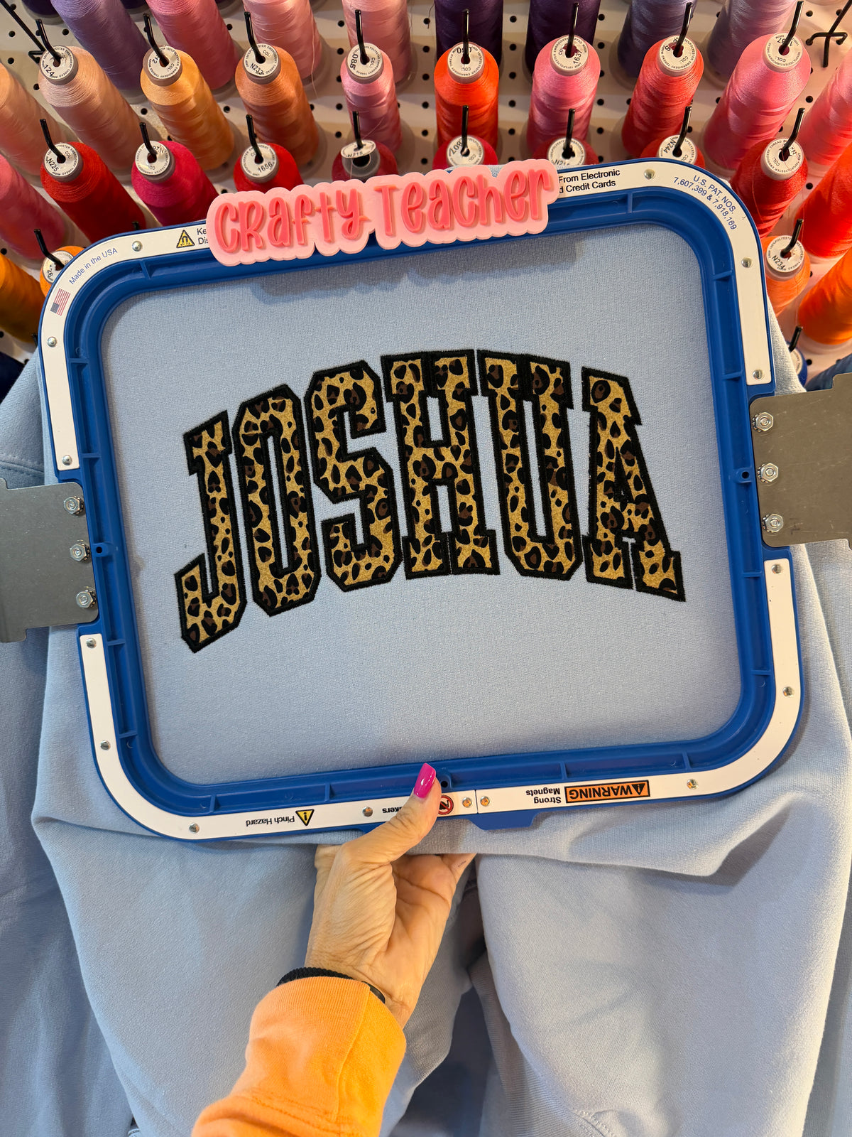 Joshua Leopard Varsity Sweatshirt