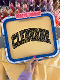 Cleburne Leopard Print Appliqué Embroidered Sweatshirt