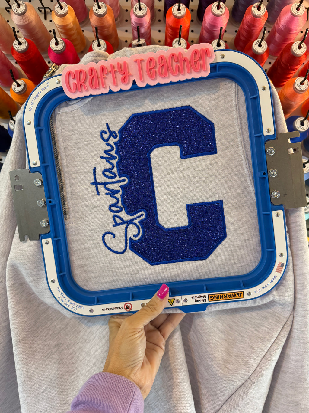 Centennial Spartans Glitter Quarter Zip