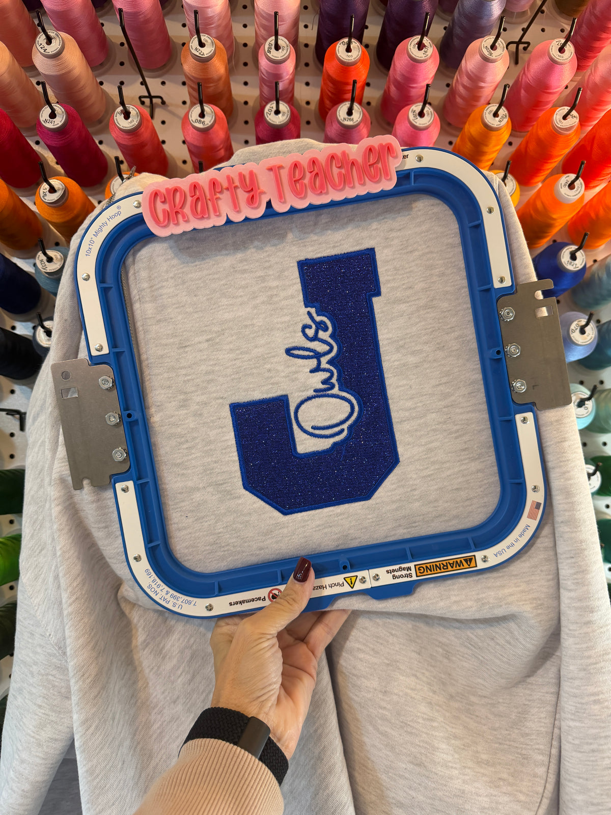 Owls Glitter Quarter-Zip
