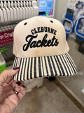 Cleburne Jackets Striped Hat