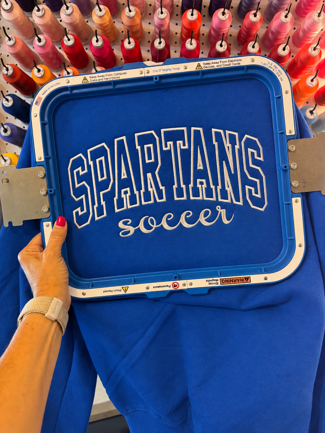 Spartans Classic Varsity Custom Team & Activity Spirit Sweatshirt 💙